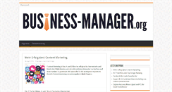 Desktop Screenshot of business-manager.org