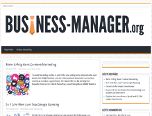 Tablet Screenshot of business-manager.org